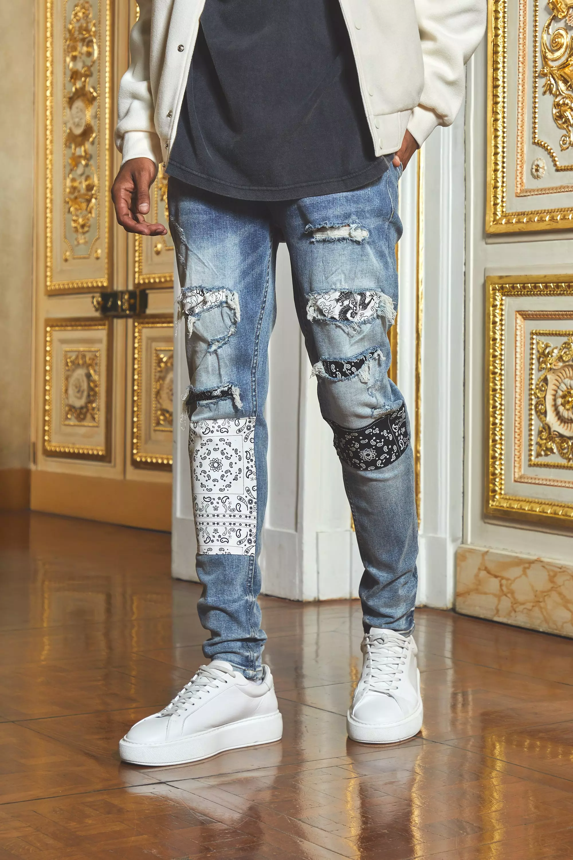 Bandana 2024 jeans mens